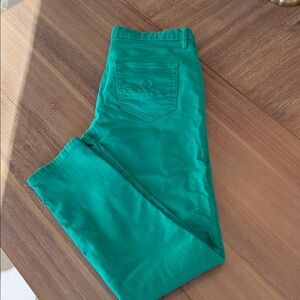 Vibrant Green Lilly Pulitzer Jeans